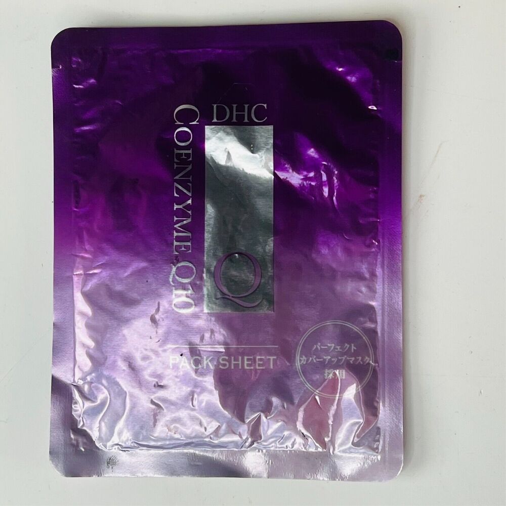 DHC CoEnzyme Q10 Fiber Sheet Mask Firming Hydrate Plump Smooth Korea Sealed New
